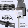 imageCAHAYA 2 in 1 Microphone Arm Stand and Phone Stand with Pop Filter 2 Mic Clip and 38quot to 58quot Adapter Heavy Duty Adjustable Suspension Boom Scissor Microphone Stand for Blue Yeti Snowball CY02631