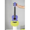 imageCAHAYA 21Inch Cartoonthemed Mahogany Soprano Ukulele Beginner Kit with Gig Bag Colorful Strap and Fretboard StickersPerfect for Kids and Adults Professional Hawaiian Ukulele GiftYellowBlue