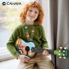 imageCAHAYA 21Inch Cartoonthemed Mahogany Soprano Ukulele Beginner Kit with Gig Bag Colorful Strap and Fretboard StickersPerfect for Kids and Adults Professional Hawaiian Ukulele GiftZoo