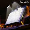 imageCAHAYA 6 IN 1 Sheet Music Stand with Stand Light Desktop Book Stand with Carrying Bag Sheet Music Folder ampamp Clip Metal Portable Solid Back for Guitar Ukulele Violin Players