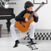 imageCAHAYA 6 Levels Adjustable Guitar Footstool Guitar Footrest with NonSlip Rubber Underlay Portable and Foldable Guitar Footstool for Guitarists Maximum Load Capacity 70 kg CY003671