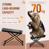 imageCAHAYA 6 Levels Adjustable Guitar Footstool Guitar Footrest with NonSlip Rubber Underlay Portable and Foldable Guitar Footstool for Guitarists Maximum Load Capacity 70 kg CY003671