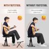 imageCAHAYA 6 Levels Adjustable Guitar Footstool Guitar Footrest with NonSlip Rubber Underlay Portable and Foldable Guitar Footstool for Guitarists Maximum Load Capacity 70 kg CY003671