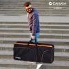 imageCAHAYA 61 Key Keyboard Case Electric Keyboard Piano Gig Bag Portable 600D Oxford Cloth 12mm05inch Thick Padded Case with Side Handles and Adjustable Shoulder Straps CY031561 Keys
