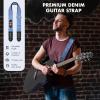 imageCAHAYA Acoustic Electric Guitar Kit  41 Carbon Fiber Adult Beginner Set with Bag and Strap BuiltIn Pickup Rich Resonance ampamp Warm Tone for Performance Ready Pearl BluePurple FinishBlack