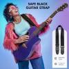 imageCAHAYA Acoustic Electric Guitar Kit  41 Carbon Fiber Adult Beginner Set with Bag and Strap BuiltIn Pickup Rich Resonance ampamp Warm Tone for Performance Ready Pearl BluePurple FinishBlue