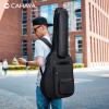 imageCAHAYA Acoustic Guitar Bag Thick Padding Waterproof Dual Adjustable Shoulder Strap Guitar Case Gig Bag 40 41 inch with Back Hanger Loop6 Pockets Black03in