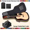 imageCAHAYA Acoustic Guitar Bag with Neck Cradle Bohemian Vintage Guitar Case 065in Thick Sponge Padded Guitar Case for 40 41 42 In Acoustic Classical Guitars CY0186
