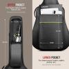 imageCAHAYA Acoustic Guitar Case Gig Bag Soft Padded 41 In Waterresistent Guitar Backpack with Back Handle Loop and Large Top Pocket 03 In Thick Black CY0177
