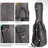 imageCAHAYA Acoustic Guitar Case Waterproof Hardshell 08in Thick Padding Waterproof PU Design Easy Cleaning with 3 Pockets and Storage Box Inside Guitar Hard Case for 40 inch Acoustic GuitarBlack