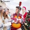 imageCAHAYA Acoustic Guitar For Beginner 38 Inch Cutaway All Wood Guitar Starter Kit for Kids Teenager Adults with Guitar bag Brass strings Capo String Pick Scale Stickers and Cloth CY0354orange