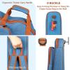 imageCAHAYA Acoustic Guitar Gig Bag 035inch Padded Guitar Bag Soft Denim Guitar Case with Three Large Storage Pockets Guitar Case Cover for 40 41 42 Inch GuitarsBlue
