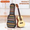 imageCAHAYA Concert Ukulele Bag Ukulele Case 23 Inch Soft 035 Inch Thick Padded with Adjustable Straps23inch