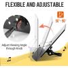 imageCAHAYA Desktop Sheet Music Stand Metal Angle Adjustable Tabletop Book Reading Cookbook Tablet Holder Stand Tray and Page Paper Clip CY0214