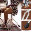 imageCAHAYA Drum Throne Saddle Seat  Drum Stool Height Adjustable Padded Drum Chair with Double Braced AntiSlip Feet for Drummers Adult Kids BlackEnlarge