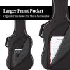 imageCAHAYA Electric Bass Guitar Bag Gig Bag Backpack Padded Soft Case 03 inch Padding LightweightBlack