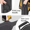 imageCAHAYA Electric Bass Guitar Bag Gig Bag Backpack Padded Soft Case 03 inch Padding LightweightBlack