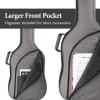 imageCAHAYA Electric Bass Guitar Bag Gig Bag Backpack Padded Soft Case 03 inch Padding LightweightGray