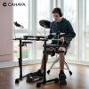 imageCAHAYA Electric Drum Set Beginner  Drum Kit for Adults Kids Portable 350 Sounds 25 Kits with 4 Quiet Mesh Pads Headphones 2 Pedals 2 Drumsticks Drum Throne