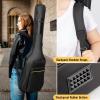 imageCAHAYA Electric Guitar Bag Gig Bag 6mm Padding Backpack Padded Soft Guitar Case Black CY0226Bass Bag