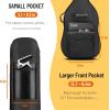 imageCAHAYA Electric Guitar Bag Gig Bag 6mm Padding Backpack Padded Soft Guitar Case Black CY0226Bass Bag