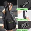 imageCAHAYA Electric Guitar Bag Gig Bag Case 03in Thick Padding Backpack Soft Electric Guitar Case Green CY0293Acoustic Guitar Bag