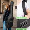 imageCAHAYA Electric Guitar Bag Gig Bag Case 03in Thick Padding Backpack Soft Electric Guitar Case Green CY0293Bass Bag