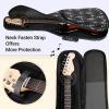 imageCAHAYA Electric Guitar Bag Padded Electric Guitar Gig Bag Case 035in Padding Dual Adjustable Shoulder Strap Electric Guitar Case CY0175Skeleton