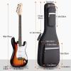 imageCAHAYA Elektrische Gitarrentasche EGitarre Gig BagBlack