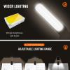 imageCAHAYA Folding Music Stand Light 28 Led Super Bright Clip on Lamp 3 Color 39in 180Foldable Panels Perfect for Piano Sheet Music Guitar Book Reading