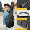 imageCAHAYA Guitar Bag Upgraded Premium Version for 40 41 42 Inch Acoustic Guitar Gig Bag 05in Thick Sponge Overly Padded Water Resistent Guitar Case Soft Guitar Backpack Case