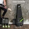 imageCAHAYA Guitar Case Acoustic Soft  047in Thick Padding 5 Pockets Guitar Gig Bag with Adjustable Shoulder Strap Compatible with 40 41 42in Acoustic GuitarsElectric Guitar Case