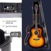 imageCAHAYA Guitar Cases Hard Shell for Acoustic Guitars 42 Inch Acoustic Guitar Hard Shell Case with Key Antishock Waterproof Travel Guitar Bag for Air Consignment CY024142inch