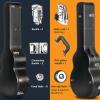 imageCAHAYA Guitar Cases Hard Shell for Acoustic Guitars 42 Inch Acoustic Guitar Hard Shell Case with Key Antishock Waterproof Travel Guitar Bag for Air Consignment CY024142inch