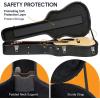 imageCAHAYA Guitar Cases Hard Shell for Acoustic Guitars 42 Inch Acoustic Guitar Hard Shell Case with Key Antishock Waterproof Travel Guitar Bag for Air Consignment CY0241Triple O Acoustic