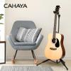 imageCAHAYA Guitar Stand Acoustic Floor Tripod Guitar Stands Universal Guitar Holders for Acoustic Electric Classical Bass Guitars CY0283
