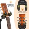 imageCAHAYA Guitar Stand Acoustic Floor Tripod Guitar Stands Universal Guitar Holders for Acoustic Electric Classical Bass Guitars CY0283