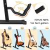 imageCAHAYA Guitar Stand Folding A frame Floor Universal Metal for Acoustic Classical Electric Bass Guitars Banjo Ukulele Portable CY0251