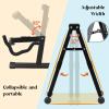 imageCAHAYA Guitar Stand Folding A frame Floor Universal Metal for Acoustic Classical Electric Bass Guitars Banjo Ukulele Portable CY0251
