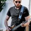 imageCAHAYA Guitar Strap Adjustable Length 37 to 60 inch for Acoustic Electric Classical Guitars and BassBlue