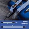 imageCAHAYA Guitar Strap Adjustable Length 37 to 60 inch for Acoustic Electric Classical Guitars and BassBlue