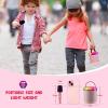 imageCAHAYA Karaoke Machine for Kids Gifts Mini Bluetooth Machine with 2 Wireless Microphones Portable Karaoke Speaker with LED Lights for Kids 3 4 5 6 7 8 9 10 11 12 Years Old Singing Pink CY003691