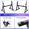 imageCAHAYA Keyboard Stand Piano Adjustable  Z Style Piano Stands Heavy Duty Stable and Portable with Height and Width Adjustable Fits for 54 61 76 88 Keys Electric Pianos Blackupgraded