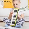 imageCAHAYA Melodica 37 Keys with Carrying Bag and 2 with Mouthpieces Air Piano Keyboard Musical Instrument for Kids and Adults BlackModel CY0049132 KeysNatural Green