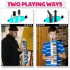 imageCAHAYA Melodica 37 Keys with Carrying Bag and 2 with Mouthpieces Air Piano Keyboard Musical Instrument for Kids and Adults BlackModel CY0049137 KeysBlue