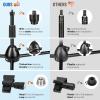 imageCAHAYA Microphone Stand HeavyDuty Super Resistent Tripod Boom Universal Mic Stand with 2 Mic Clips for Most Mics Height Adjustable Mic Stand for Singing Wedding Performance CY03303790in