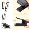 imageCAHAYA Music Stand Light Clip on Battery Powered Reading Lamp Book Light for Bookworms Guitar Piano Keyboard Players CY0243