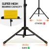imageCAHAYA Music Stand for Sheet Music  Dualuse Converts to Desktop Stand Portableampamp Foldable 31457in Height Adjustable Sturdy Tray Holds Thick Books or Tablets 5 in 1 Package with Carrying Bag Sheet Music FolderBlack