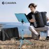 imageCAHAYA Music Stand for Sheet Music  Dualuse Converts to Desktop Stand Portableampamp Foldable 31457in Height Adjustable Sturdy Tray Holds Thick Books or Tablets 5 in 1 Package with Carrying Bag Sheet Music FolderBlue