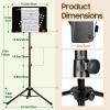 imageCAHAYA Portable sheet music stand 3 in 1 Dualuse Sheet Music Stand ampamp Desktop Book Stand Adjustable 314559 in with Book Stand Support Carrying BagNote Pattern